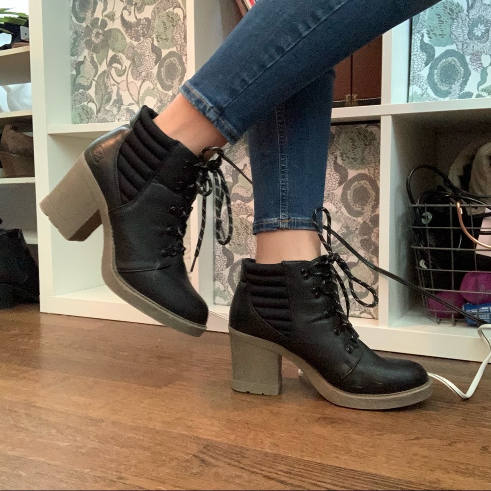 Dirty Laundry Lace Up Booties
